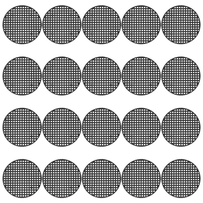 LIKENNY 鉢底用ネット 直径75mm 植木鉢グリッド 底ネット プランター 排水網 防虫土壌損失 通気 鉢底アミフラワーポット 防止腐食 園芸 多肉植物 観葉植物 20枚入り (7.5cm)