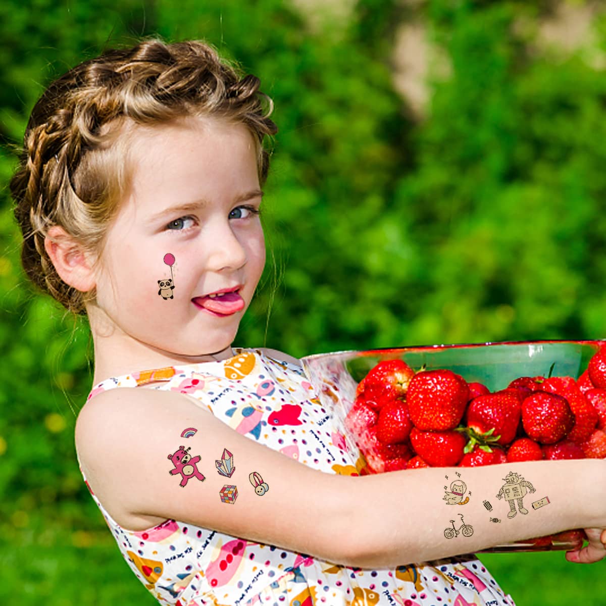 ビック ボディマーク テンポラリータトゥーマーカー 細字 アソートカラー 3本+ ステンシル3枚セット BIC BodyMark Temporary Tattoo Marker with Fine Tip, Mandala, Assorted Colors, Pack of 3 Markers + 3 Stencils 【お取り寄せ商品】【合わせて買いたい】