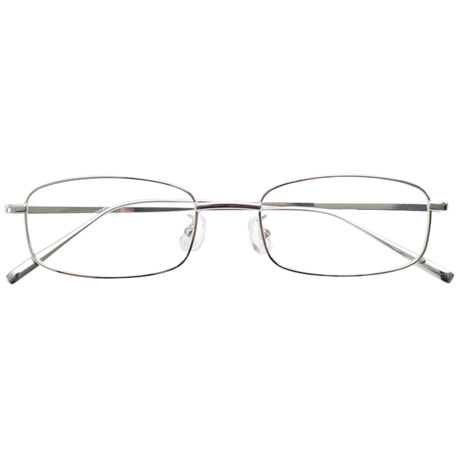 [Dollger] ブルーライトカット メガネ 伊達メガネ メガネ UVカット 超軽量17g ブルーライトカットメガネ 度なし シルバー