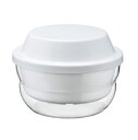 HARIO(ハリオ) ガラスのレンジ蒸し器 満水容量1200ml レンジで簡単調理 ホワイト 日本製 電子レンジ おかず クリームスープ 手作り XMK-120-W