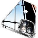 【極々透明感・2025年革新耐黄変技術】CASEKOO iPhone14 / 13 用 ケース クリア 耐衝撃 米軍MIL規格 耐久性 カバー ストラップホール付き ワイヤレス充電対応 アイフォン14 / 13用 携帯カバー 6.1 インチ ケース(クリア)
