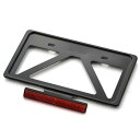 デイトナ(Daytona) バイク用 ナンバープレートホルダー 21年新基準対応 126cc以上用 軽量型 リフレクター付き ブラック 99670