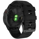 26mm シリコンウォッチバンド 替えベルト はに適合 GARMIN(ガーミン)Fenix 7X / Fenix 6X / Fenix 5X / Enduro 2 / epix Pro 51mm / D2 Delta PX用 交換 ベルト クイックリリース瞬時取り付け ガーミン Instinct 2X 用(2)