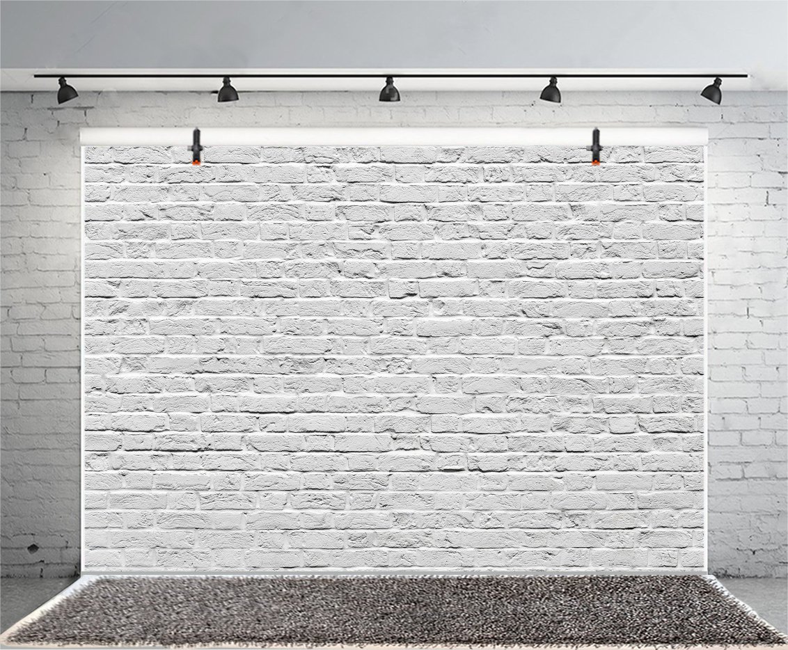 【送料無料】Qinunipoto 写真撮影用 背景布 2.1x1.5m 撮影用 レンガ 写真 背景 壁 白 撮影小道具 写真..
