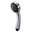 SANEI(サンエイ) シャワーヘッド メッキ 約25%節水 G1/2 アダプター付き 持ちやすい PS3950-80XA-C