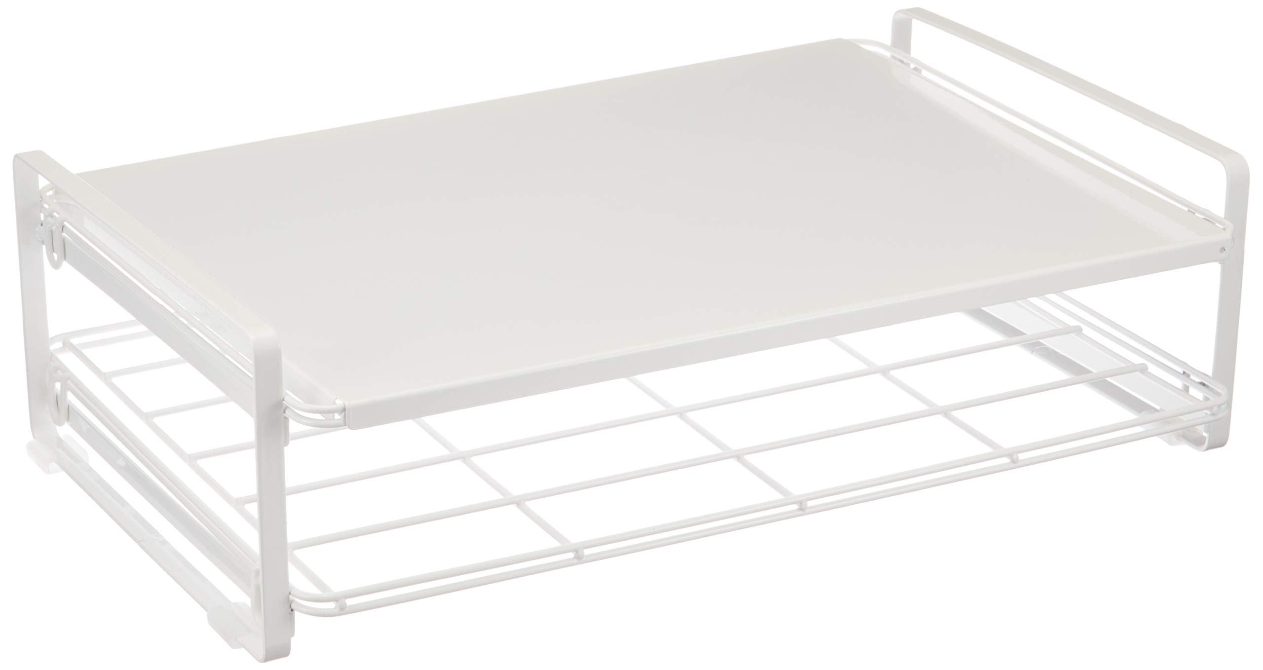 【送料無料】Belca キッチン棚 トースターラック 幅41.3×奥行26.5×高さ12.3 ホワイト TR-W