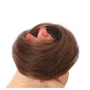 AISIHAIR お団子 ウィッグ シュシュ つけ毛 和装 部分ウィッグ ストレート ボリュームアップ 髪飾り レディース 子供用 三色