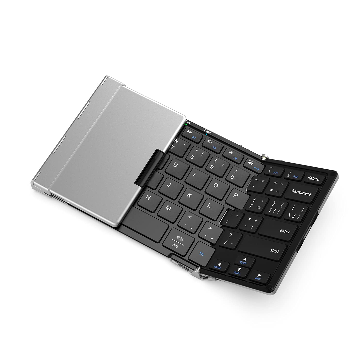 iClever キーボード Bluetooth 折りたたみ式 ワイヤレス ブルートゥース キーボード マルチペアリング 4台デバイス同時接続 無線 & 有線 デュアルモード接続 USB接続 軽量 薄型 バックライト機能なし iOS/Android/Windows/iPhone/iPad 対応 IC-BK20SE