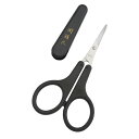 貝印(KAI CORPORATION) オシャレハサミ 鼻毛ハサミ 黒 1個 (x 1)
