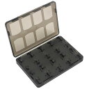 OSTENT 収納ボックス 18in1 ゲームメモリーカードケース Sony PSVita PSV用 (Black)(2)
