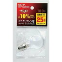 エルパ (ELPA) ミニクリプトン球 電球 照明 E17 100V 22W ホワイト GKP-L22H(W)