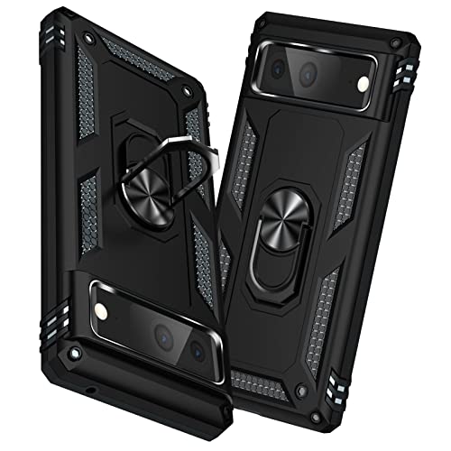 【送料無料】TMUJWS Google Pixel 7 ケース リング 耐衝撃 衝撃吸収 傷防止 全面保護 カメラ保護 スタンド付き TPU+PCバンパー 指紋防止対策 グーグルピクセル 7 ケース 6.3インチ 二重構造 360度回転 防塵 車載ホルダー対応 黄変防止 米軍MIL規格 軽量 薄型 耐傷性 滑り