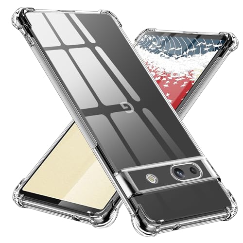 【送料無料】TMUJWS Google Pixel 7A 用ケース シリコン クリア グラデーション ソフト 薄型 軽量 耐衝撃 全面保護 tpu 四隅空気衝突防止 レンズ保護 擦り傷防止 グーグル ピクセル 7a 用ケース 人気 携帯カバー MZ74-P7A