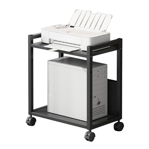 【送料無料】Fainyearn サイドワゴン デスク下 収納 パソコンラック パソコンワゴン キャスター付き 棚..