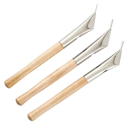 【送料無料】TVETE バティックツール バティックペン ワックスプリントペン 【3個入り】粘土彫刻ナイフ..