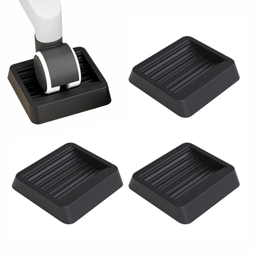 【送料無料】ALLVD【固定キャスター】4つのキャスター付きブレーキ固定滑り止め静音振動防止床の傷付き..