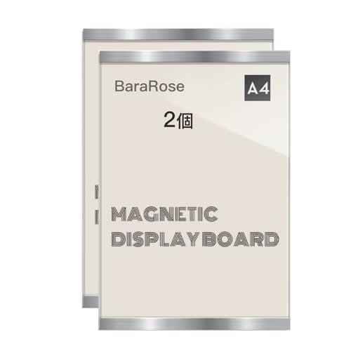 【送料無料】BaraRose 賞状 額縁 A4 賞状用 色紙 額縁 壁掛け 額縁 賞状額縁 A4 磁気アクリルフレーム..