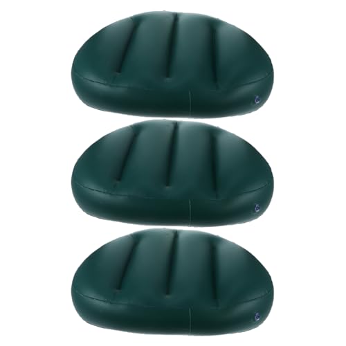 【送料無料】LIOOBO カヤックシート カヌークッション ンフレータブル 折りたたみ 軽量 持ち運び便利 快適 防水 厚手 耐久性 人間工学 カヤック ボート カヌー 釣り アウトドア 3個 (ダークグリーン)