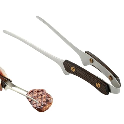 【送料無料】DEVENTORZ トング キャンプ トング 焼肉トング 木製ハンドル BBQ トング 304ステンレス 自..