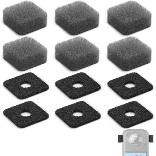 【送料無料】KALOLINNA 風防マイクカバー X4用 Insta360 6個いり X4/X3 アクセサリー 交換用 風防マイ..