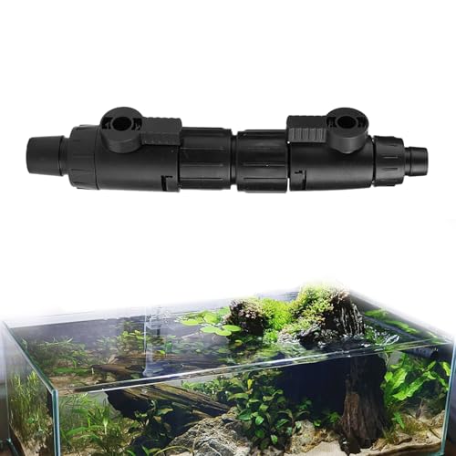 【送料無料】TVETE ダブルタップ コネクター12/16 外部フィルター ホース 接続 ネジ式 給水 排水 水槽フィルター ホース コネクター 水流量調整弁 ...