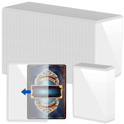 【送料無料】HIMOMO硬質カードケース 折れ防止 透明ゲームカードスリーブガード PVC素材