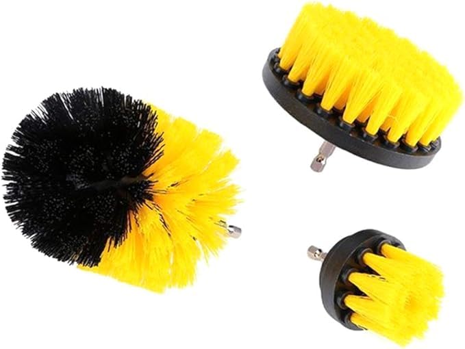 【送料無料】Generic 3個セット 電動ドリル ブラシ 電動掃除用ブラシ 六角軸電動ドリルに適応 風呂 台..