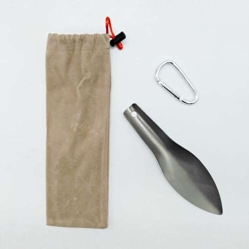 【送料無料】COZENTA シャベル スコップ 小型 チタン製 軽量 園芸 アウトドア キャンプ