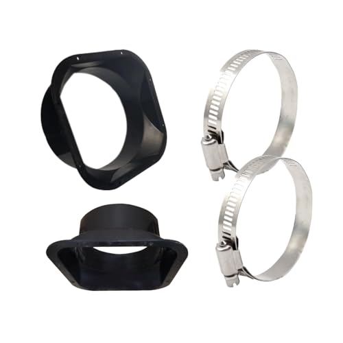 【送料無料】Archnote ダクト コネクター 150mm ホースクランプ 換気 排気 ホース バンド ファン 2個 セット