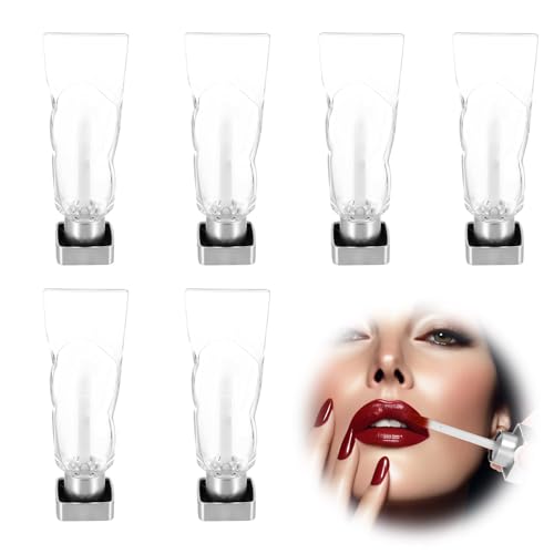 【送料無料】TVETE リップグロス 容器 リップグロスチューブ 口紅の空チューブ 【6個入り】リップグロ..