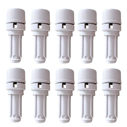 【送料無料】YUWENW ポール回転頭 キャップ 取替 10個セット のぼりポール用 強風に対応 3mポール用 幟 竿 部品 置換用 業務用