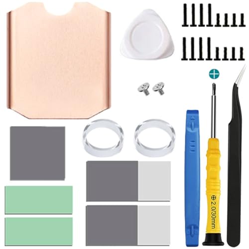 【送料無料】ZHUROUPU 2230 SSD for スチーム デッキと互換性のあるヒートシンク熱パッド交換用-バック..