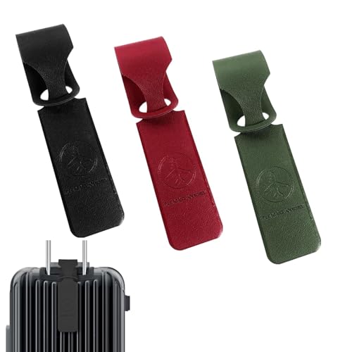 【送料無料】ChasCoCo荷物タグ バッグ用ネームタグ ネームタグ ラゲージタグ PU皮製 3枚入り 柔らかい ..
