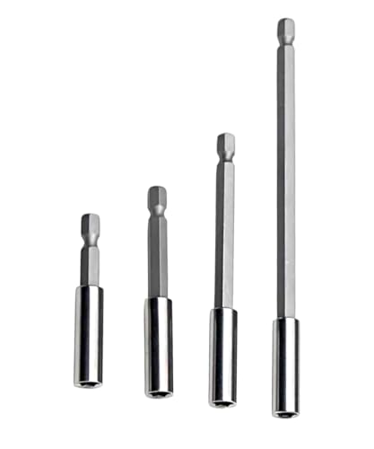 【送料無料】TerraShine 4本セット エクステンションバー ビット 6.35mm 拡張ドライバー 六角シャンク..