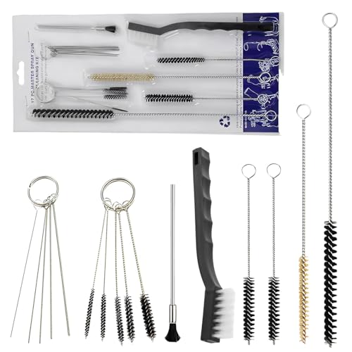 【送料無料】fogman エアブラシ 洗浄 クリーナー メンテナンス ガンクリーナー 掃除 17本セット