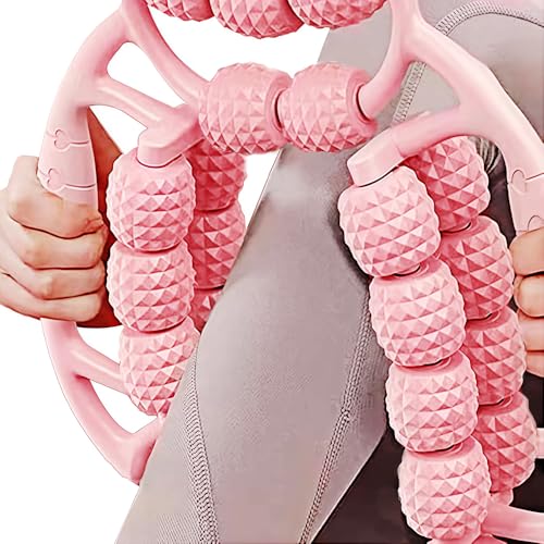 【送料無料】筋肉マッサージローラー 三次元リングマッサージャ ーラーヨガフィットネス装置 男性と女..