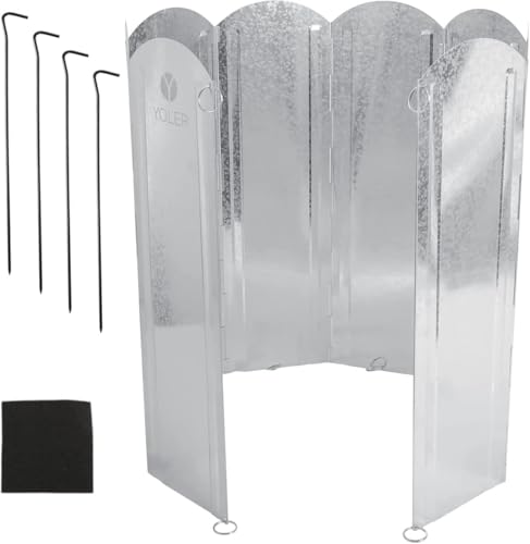 【送料無料】ヨーラー|YOLER 大型風防板 ウインドスクリーン 風よけ キャンプ 焚き火 リフレクター 折..
