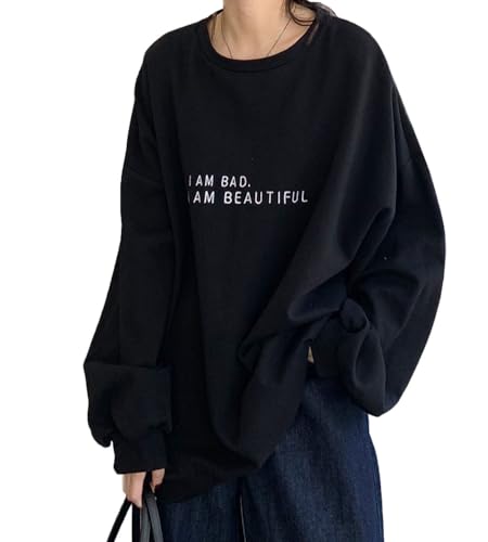 【送料無料】[Muzly] トレーナー レディース スウェット 春 秋 冬 長袖 トップス クルーネック 英字 プ..