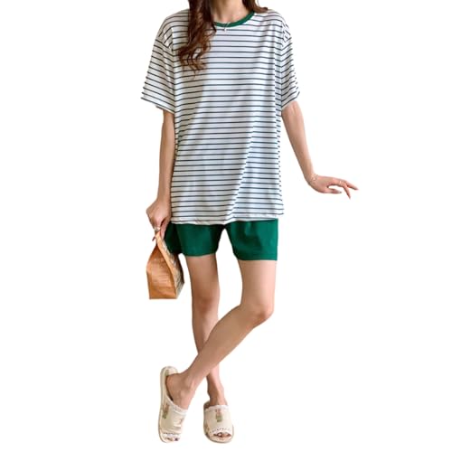 【送料無料】[Pluviva] パジャマ レディース 夏 ルームウェア 半袖 部屋着 上下セット 冷感 トラベルパ..