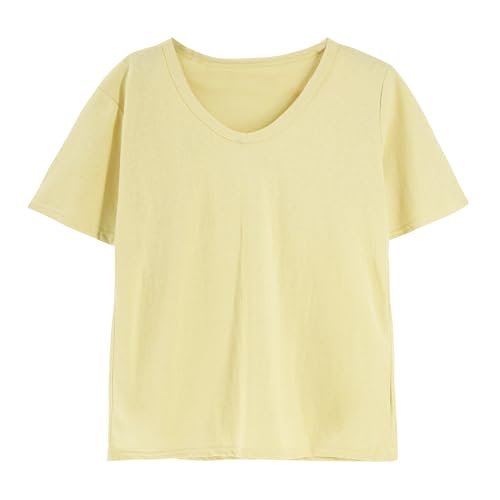 【送料無料】[KISBINI] 半袖Tシャツ レディース 女性 トップス 肌着 綿 ベーシック 夏服 ナチュラルテ..