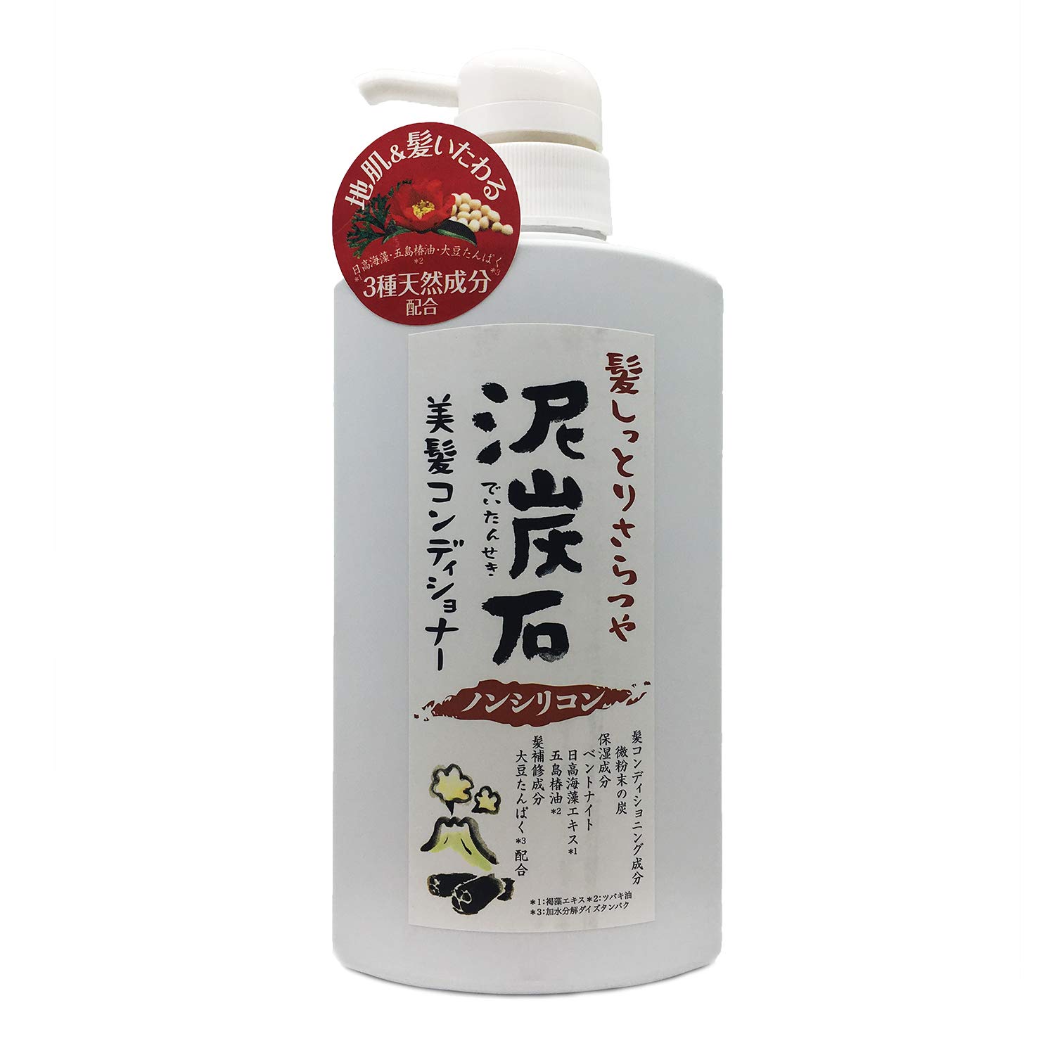 【送料無料】ペリカン石鹸 泥炭石 美髪コンディショナー 500ml サイズ：500ミリリットル (x 1)
