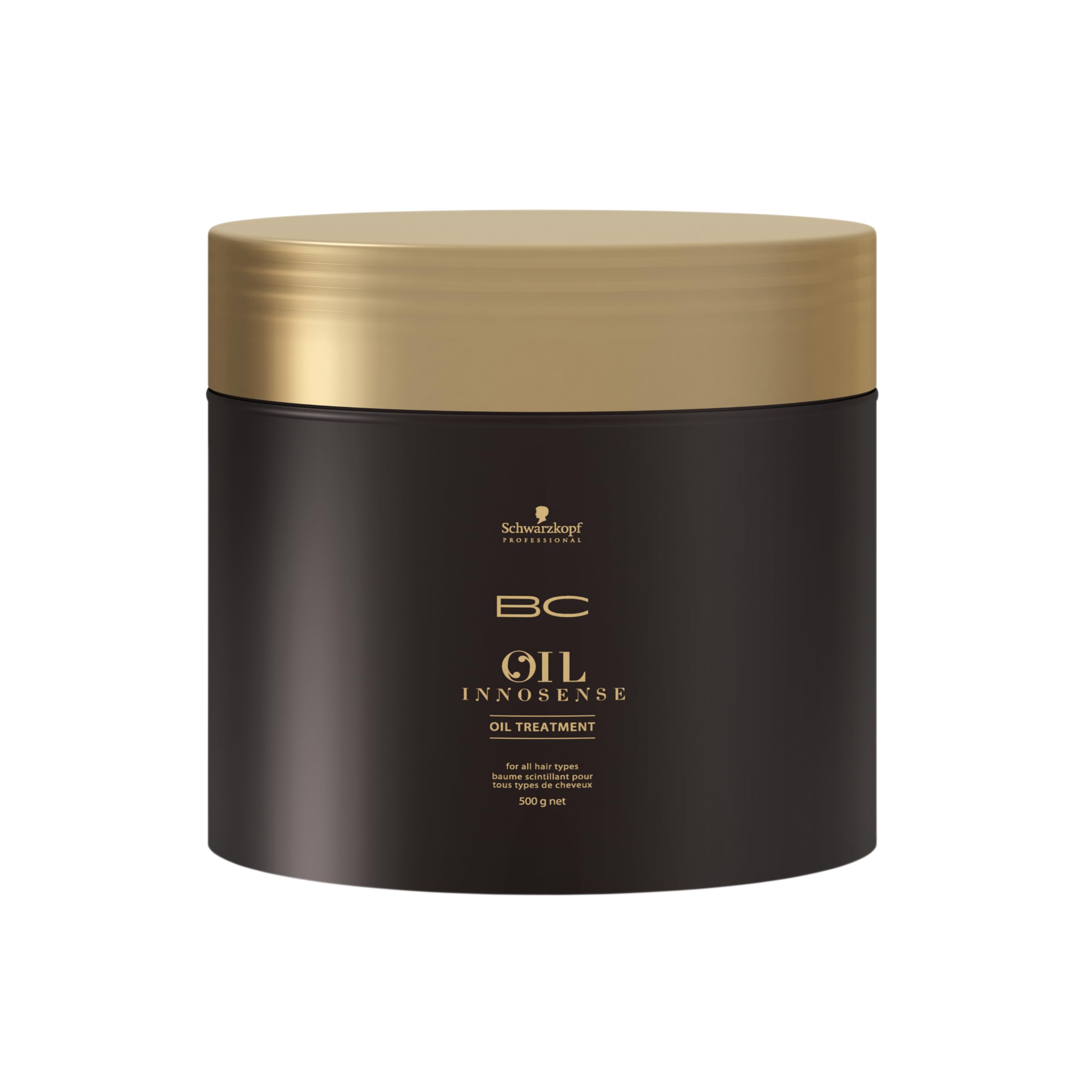 【送料無料】OIL INNOSENSE オイルトリートメント クリームオイル サロン専売品 シュワルツコフ プロフェッショナル BCオイルイノセンス 色：ブラック、サイズ：500g