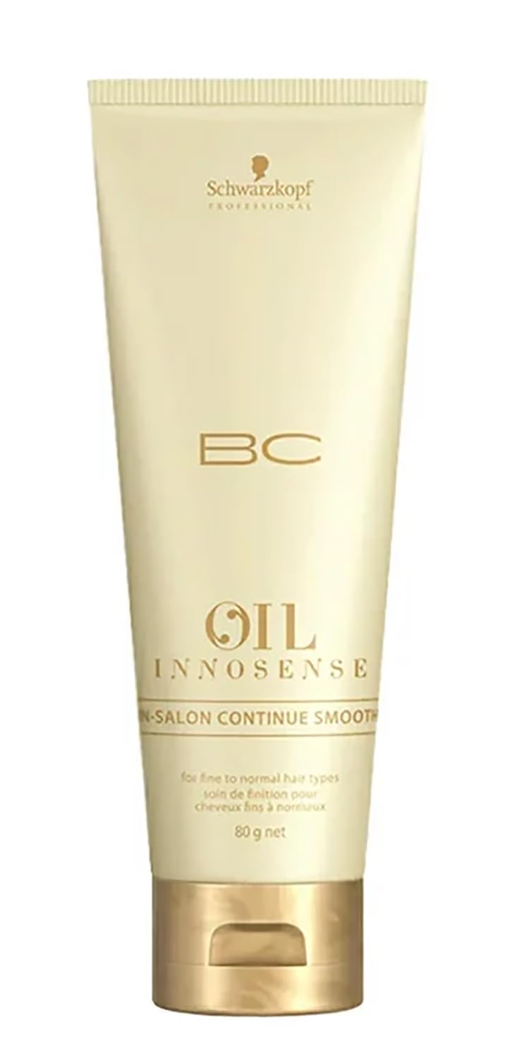 【送料無料】OIL INNOSENSE インサロンコンティニュー スムース 80g スペシャルトリートメント サロン専売品 シュワルツコフ プロフェッショナル オイルイノセンス 色：クリア、サイズ：80グラム