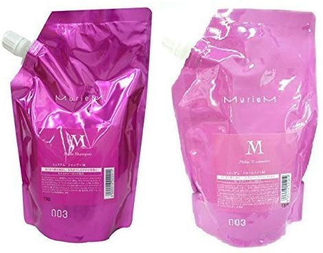 【送料無料】【セット】ナンバースリー no3 ミュリアム シャンプー 【レフィル】 500mL + トリートメント 【レフィル】 500g シャンプー トリートメントセット 【レフィル】 Moist サイズ：2個アソート