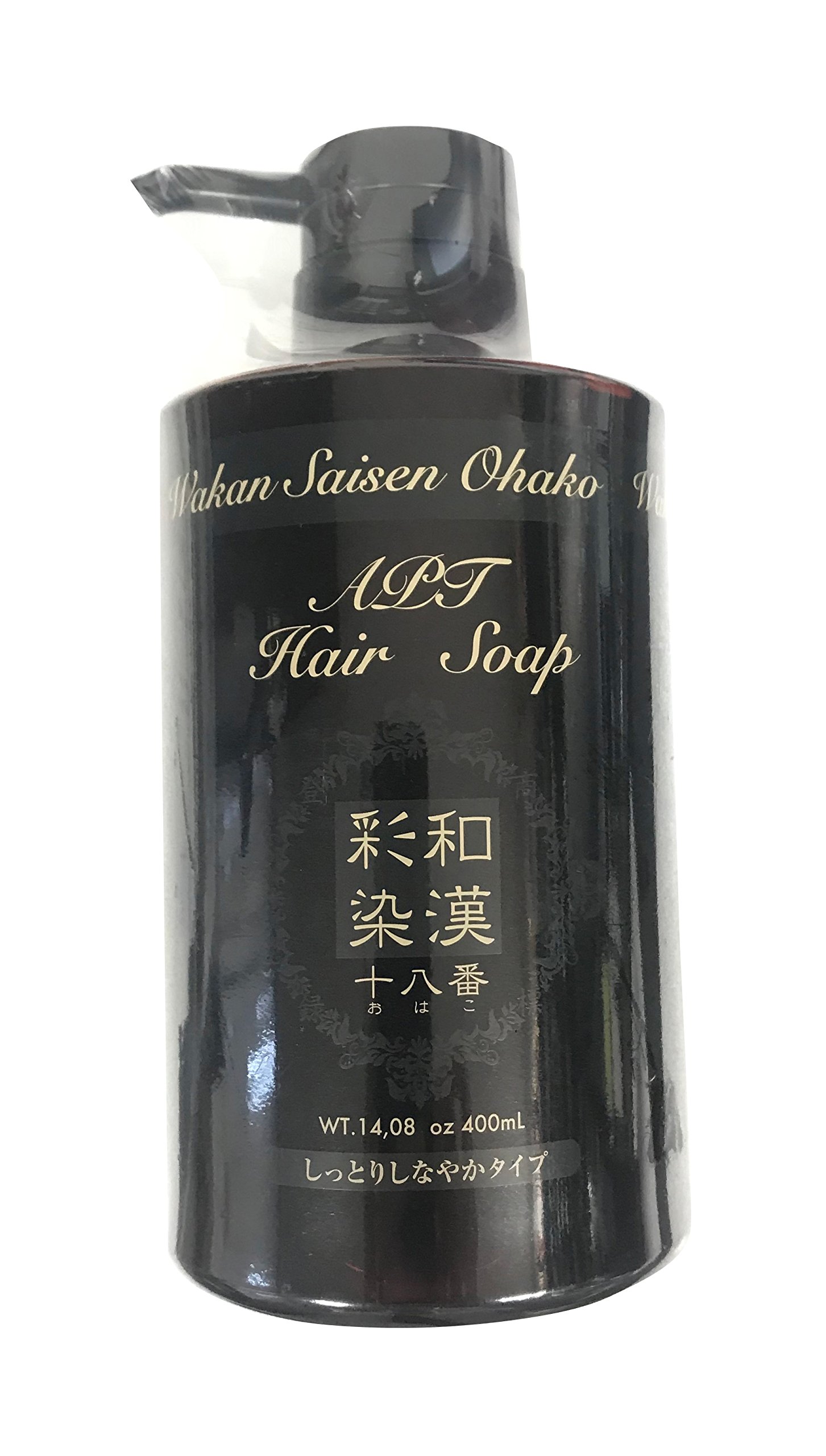【送料無料】和漢彩染 グランデックス 十八番 APT ヘアソープ しっとりしなやかツヤツヤさらさらタイプ 400ml 透明 1 本 色：透明、サイズ：400ml