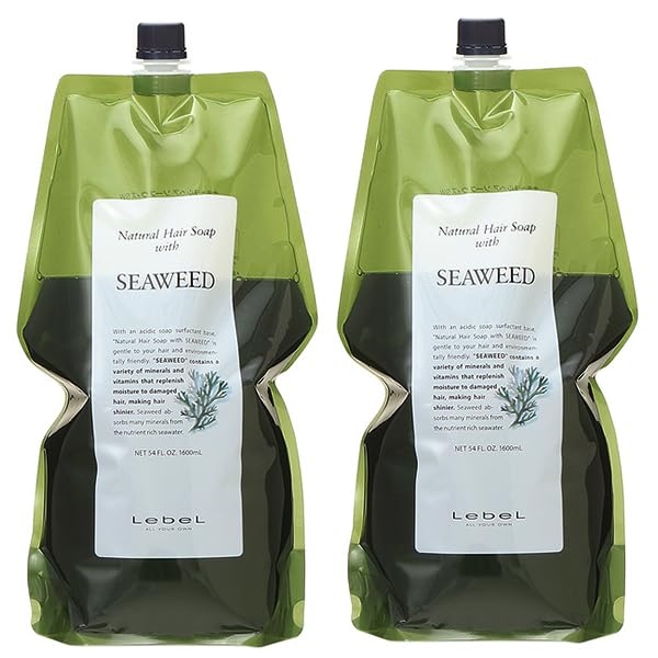 【送料無料】【セット】ルベル LebeL ナチュラルヘアソープ ウィズ SW シーウィード 1600mL 2個セット [並行輸入品] サイズ：1600ミリリットル