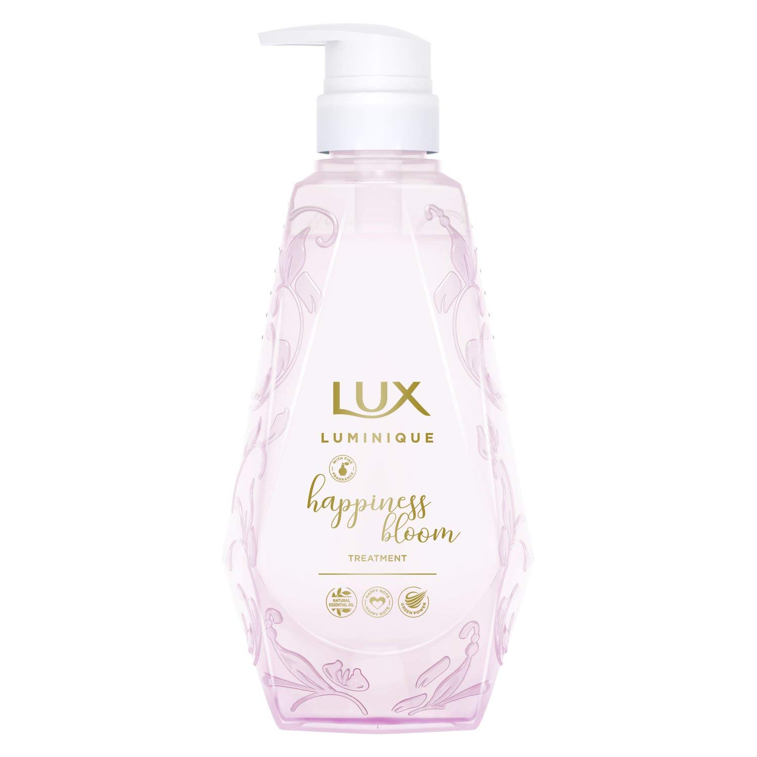 【送料無料】LUX(ラックス) ラックス ルミニーク ハピネスブルーム トリートメント ポンプ 450g 色：イエロー、サイズ：450グラム (x 1)