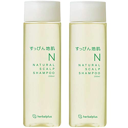 【送料無料】すっぴん地肌 自然派スカルプシャンプー フケ・かゆみを抑えて脂漏性もケア 脂漏性研究者が開発した頭皮ケアシャンプー サイズ：250ミリリットル (x 2)