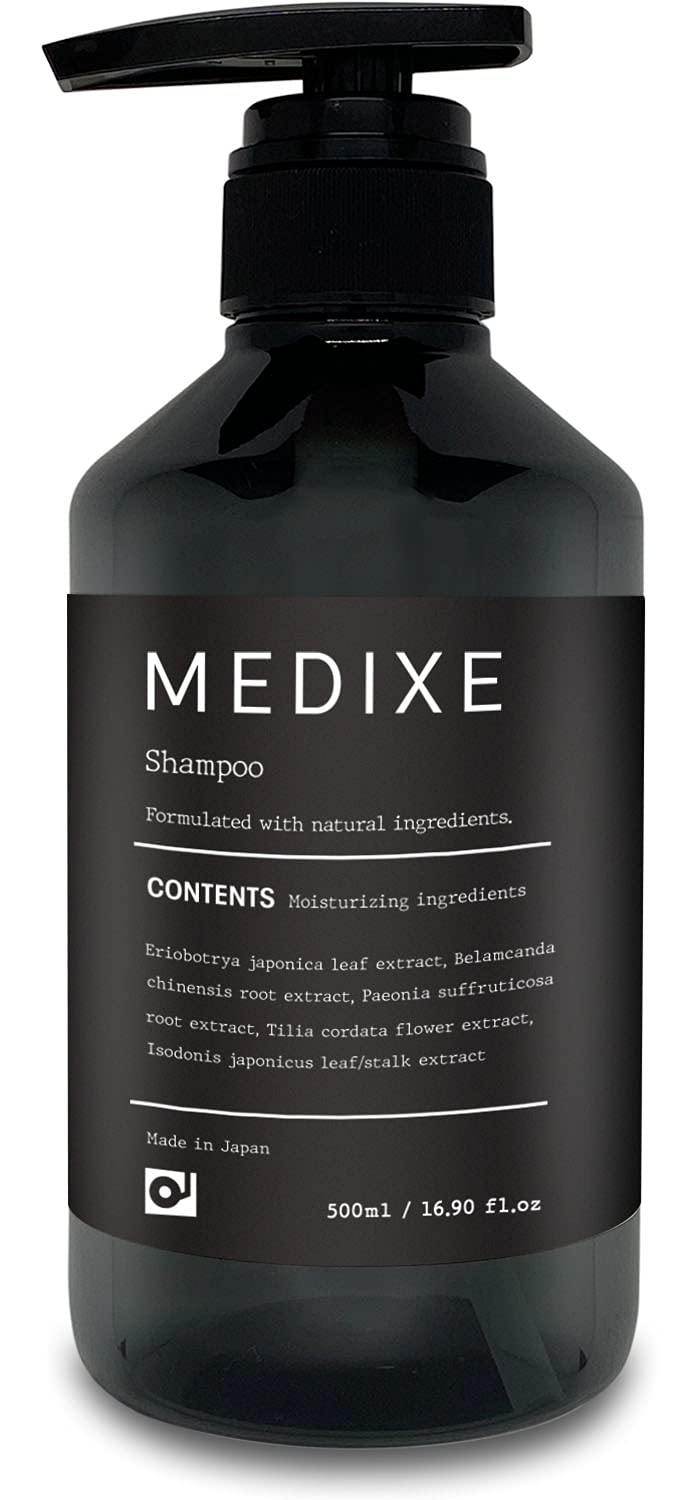 【送料無料】MEDIXE シャンプー メンズ スカルプ ノンシリコン アミノ酸 頭皮ケア パンテノール配合 (医薬部外品) 大容量 500ml サイズ:500ミ...