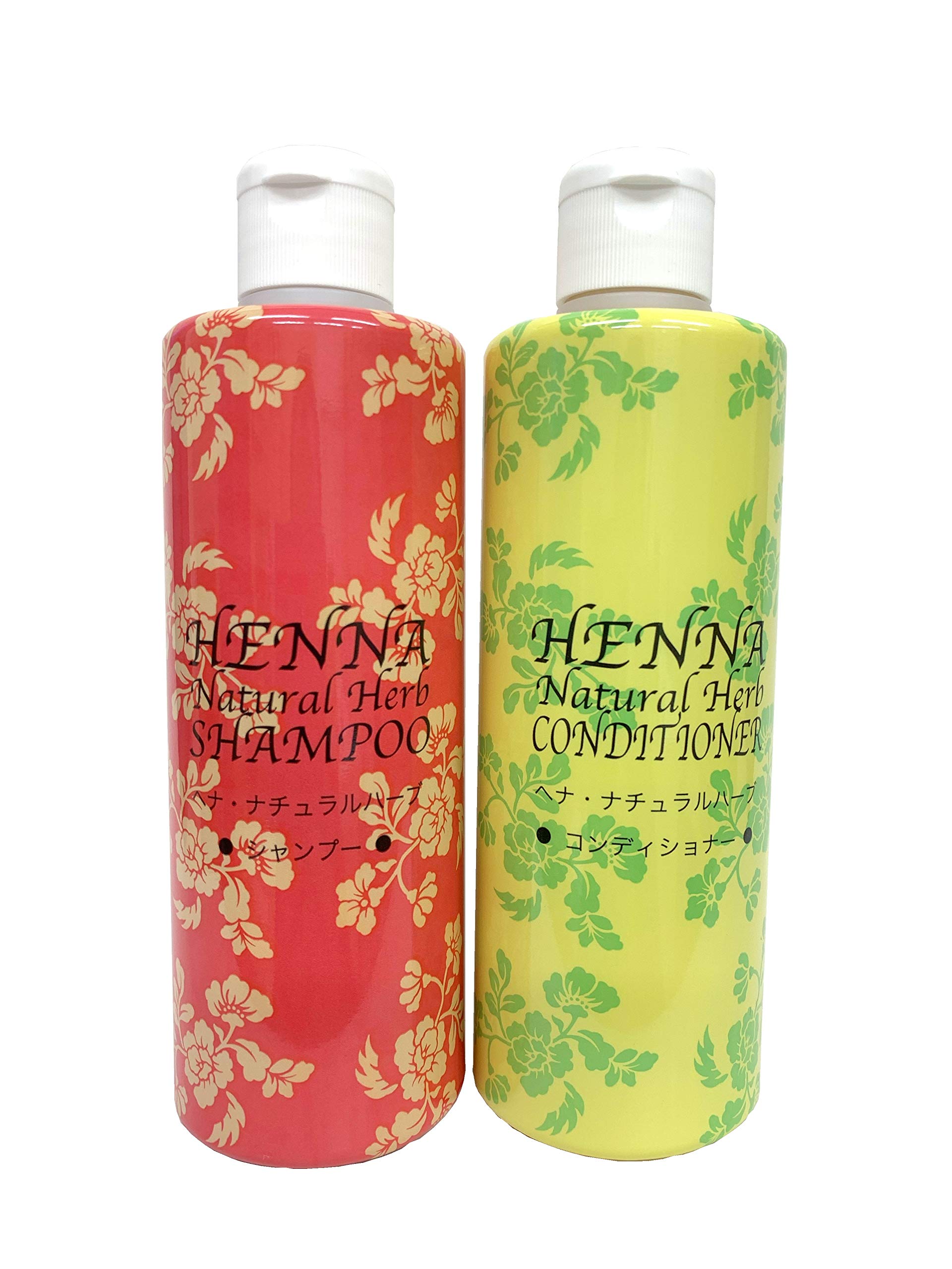 【送料無料】ヘナ・ナチュラルハーブ・シャンプー＆コンディショナー 各300ml サイズ：2個アソート